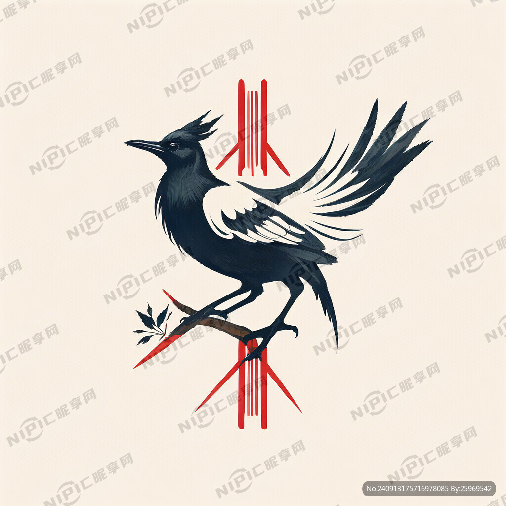 秦人鹊商标    字母组成 