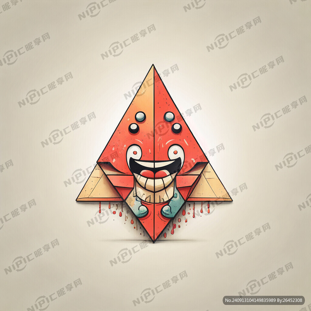 AI创作图卡通几何图形nipic.com-昵图网