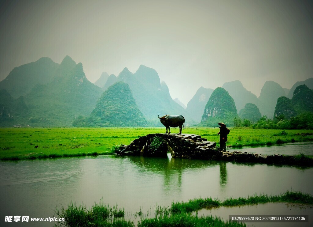 阳朔漓江风景  