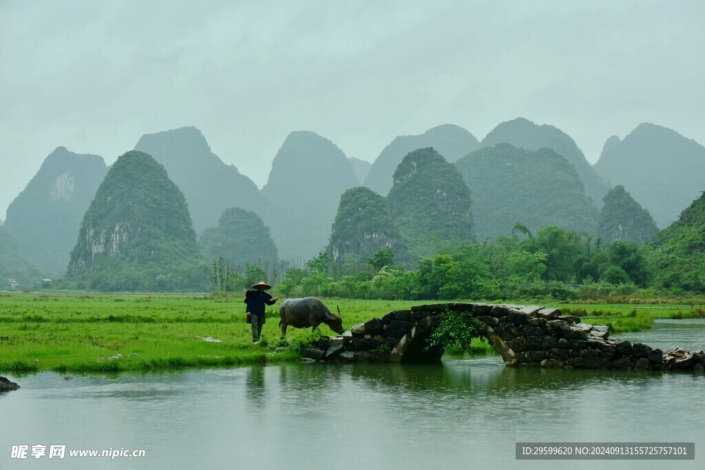 阳朔漓江风景 