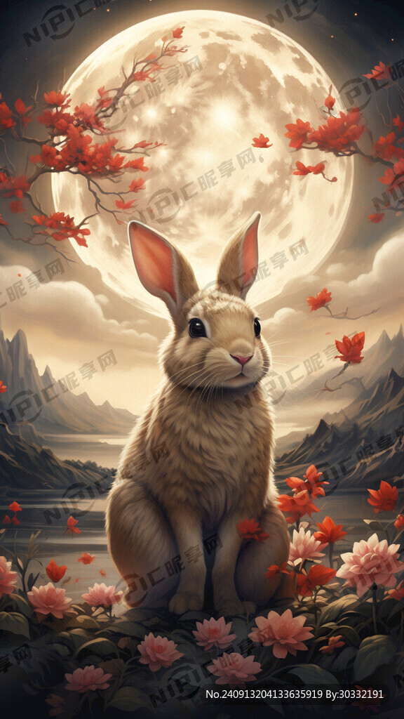 月亮中秋兔