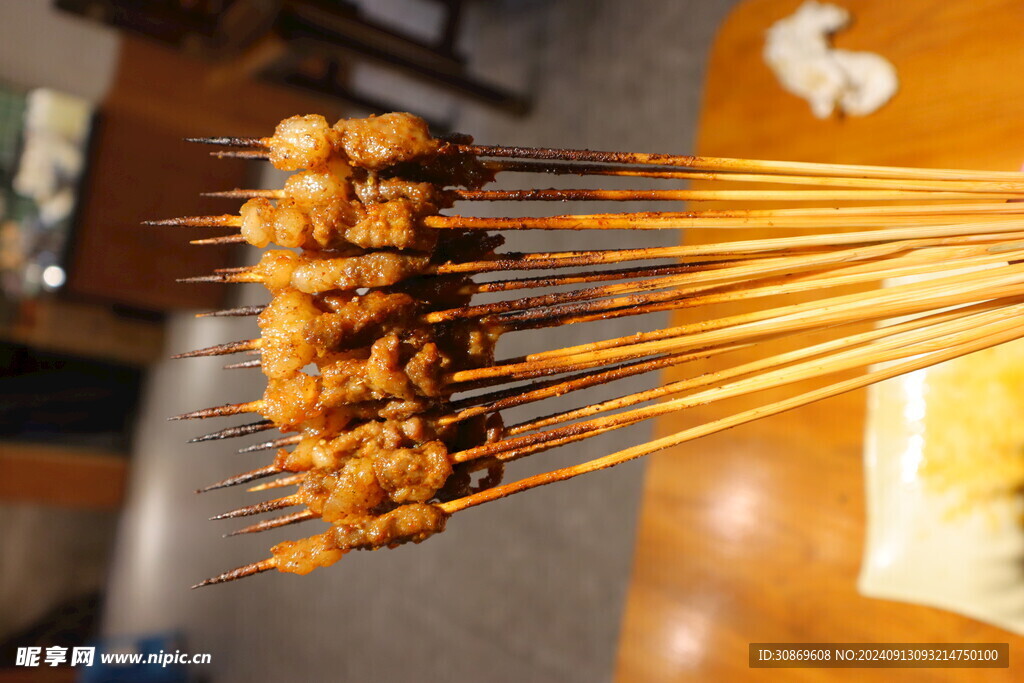 烤牛肉串