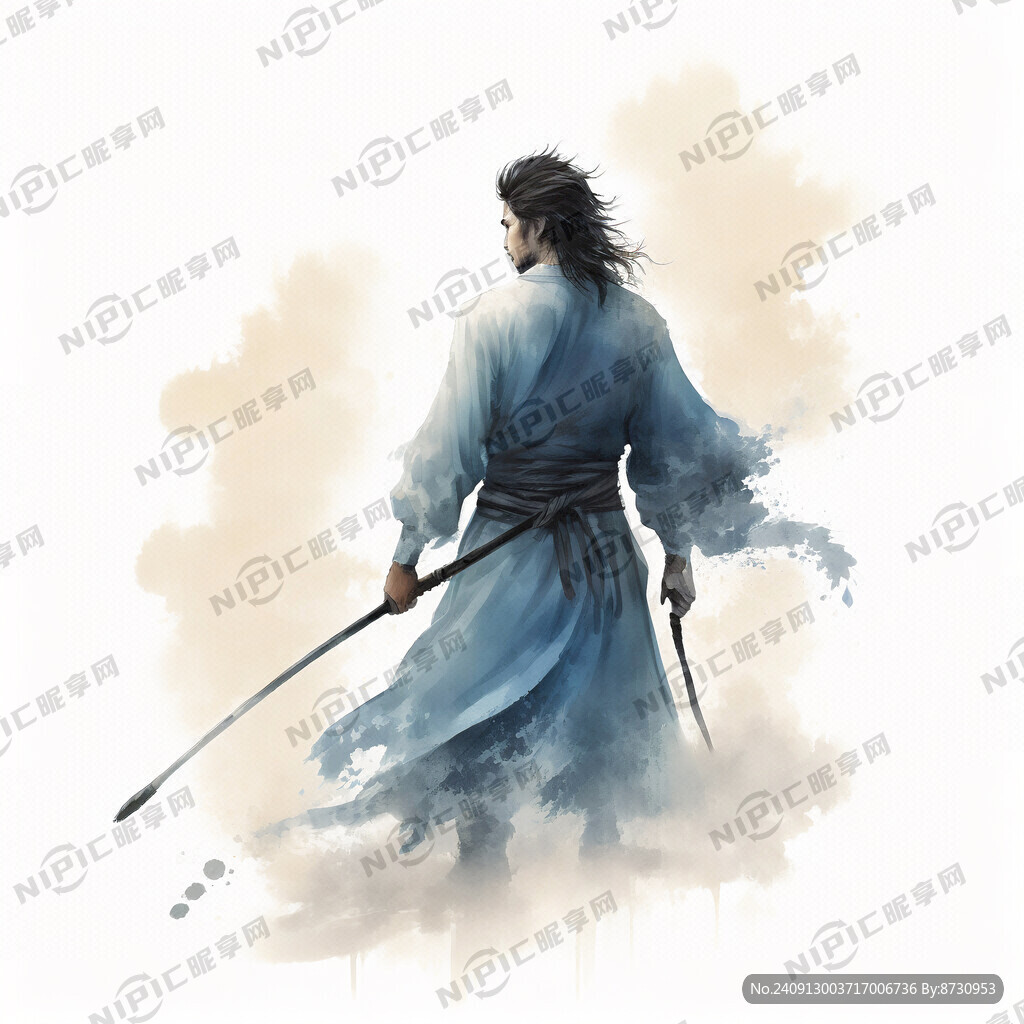 穿着浅蓝色球衣的齐天大圣 背影
