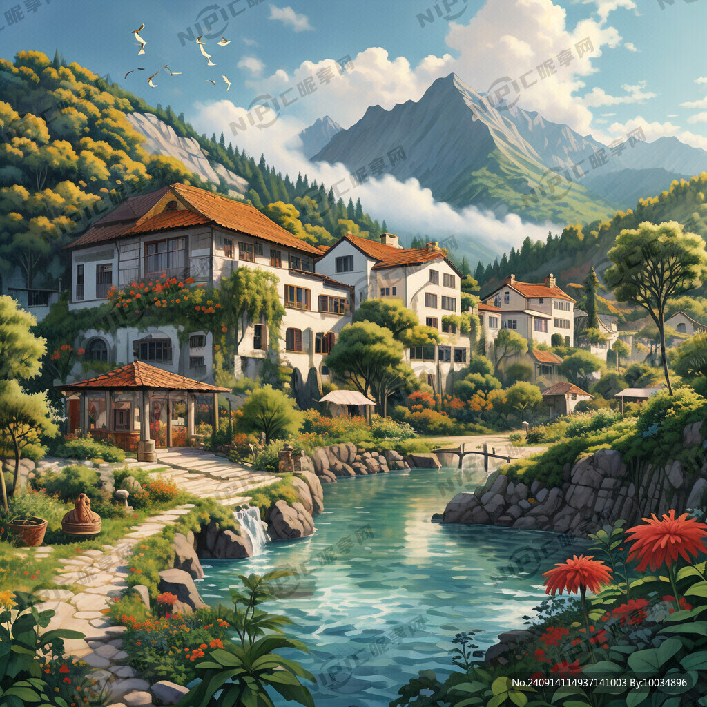 美好家园 绿水青山