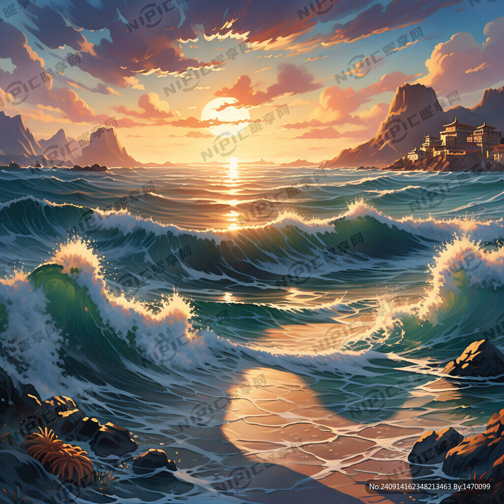 大海  丰收  海岸 沙滩 