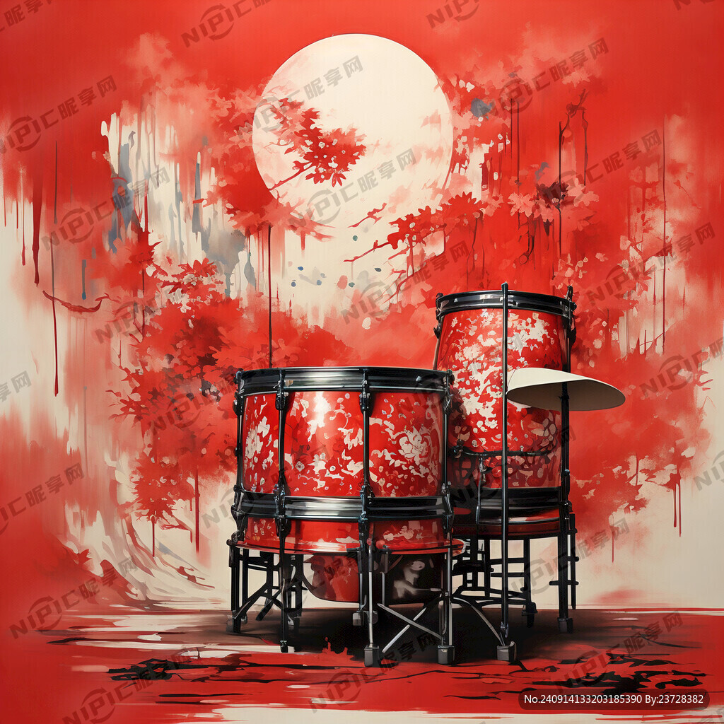 红色中国鼓