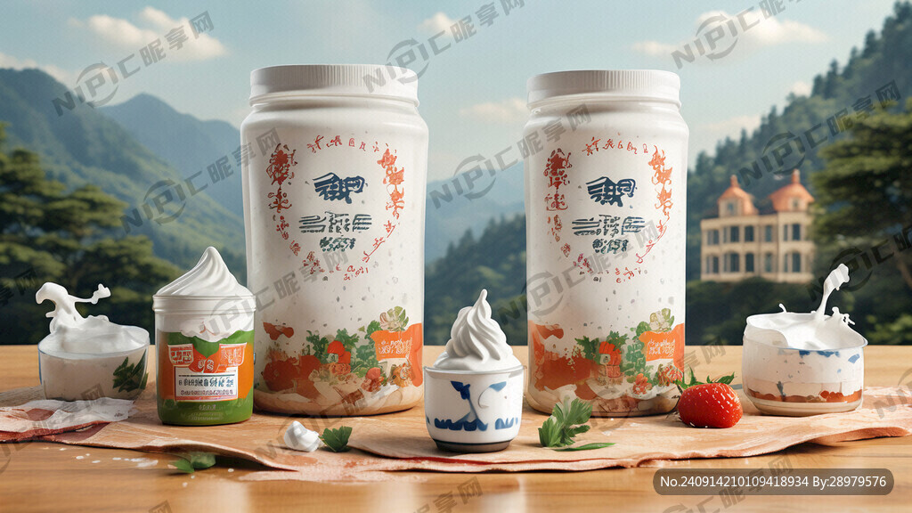 南山酸奶  鲜奶 海报