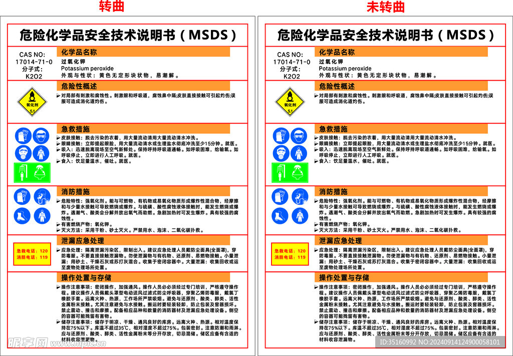 过氧化钾危险化学品安全技术说明