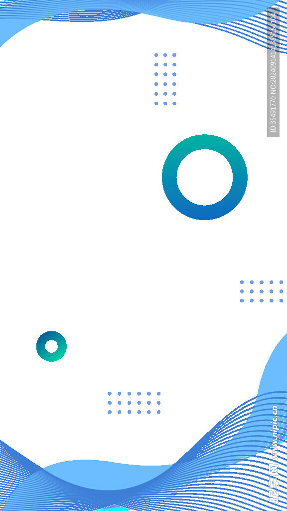 蓝色海报背景边框底纹
