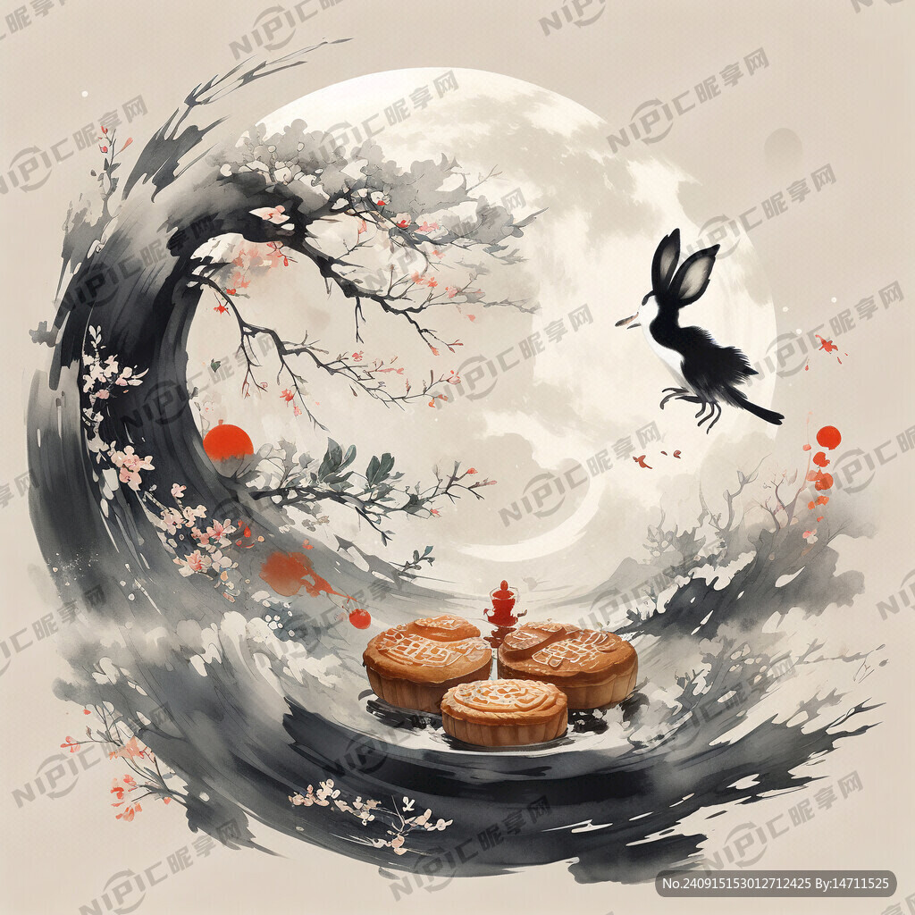 中国的 中秋节  月亮 嫦娥