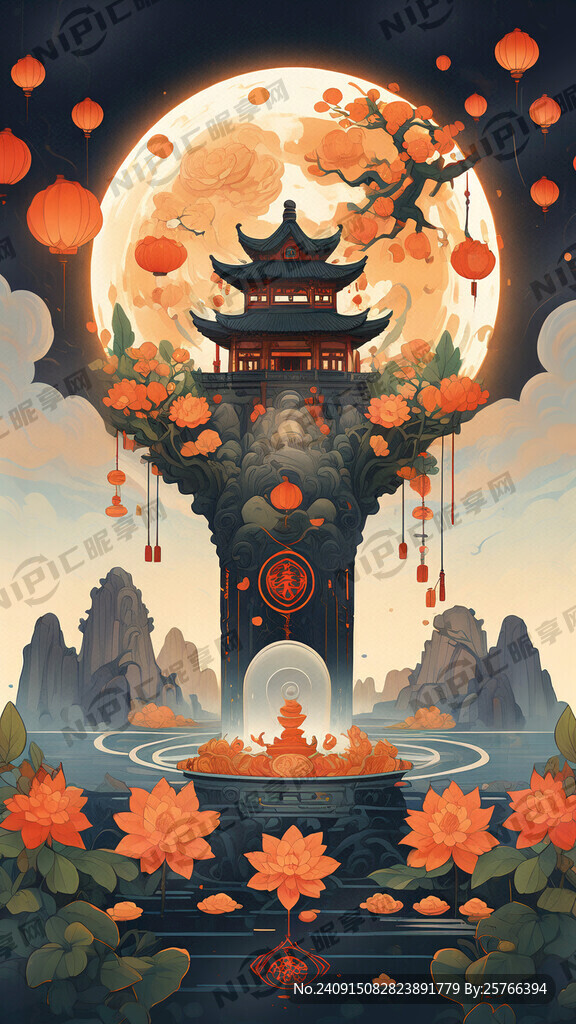 中秋海报 上虞元素 公司