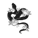 蛇年抽象插画设计