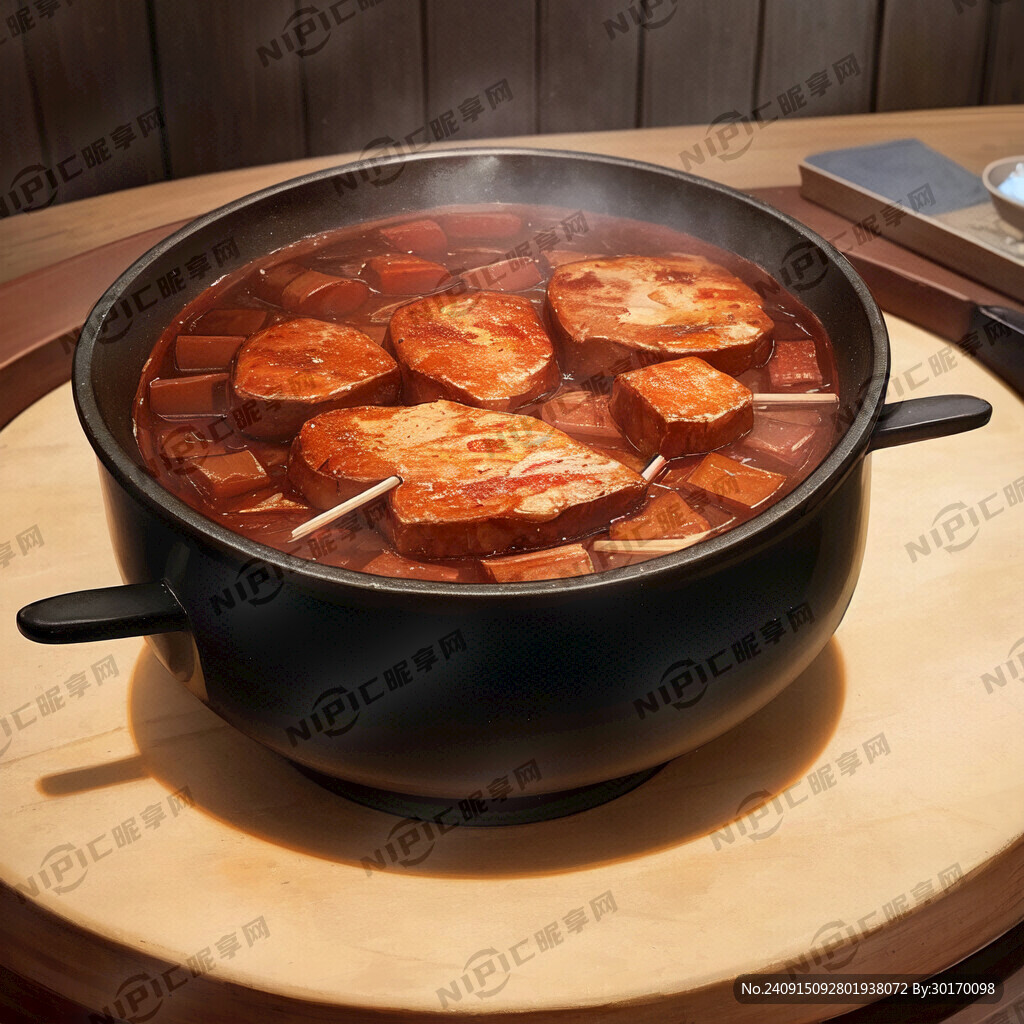 铜火锅  一把肉串