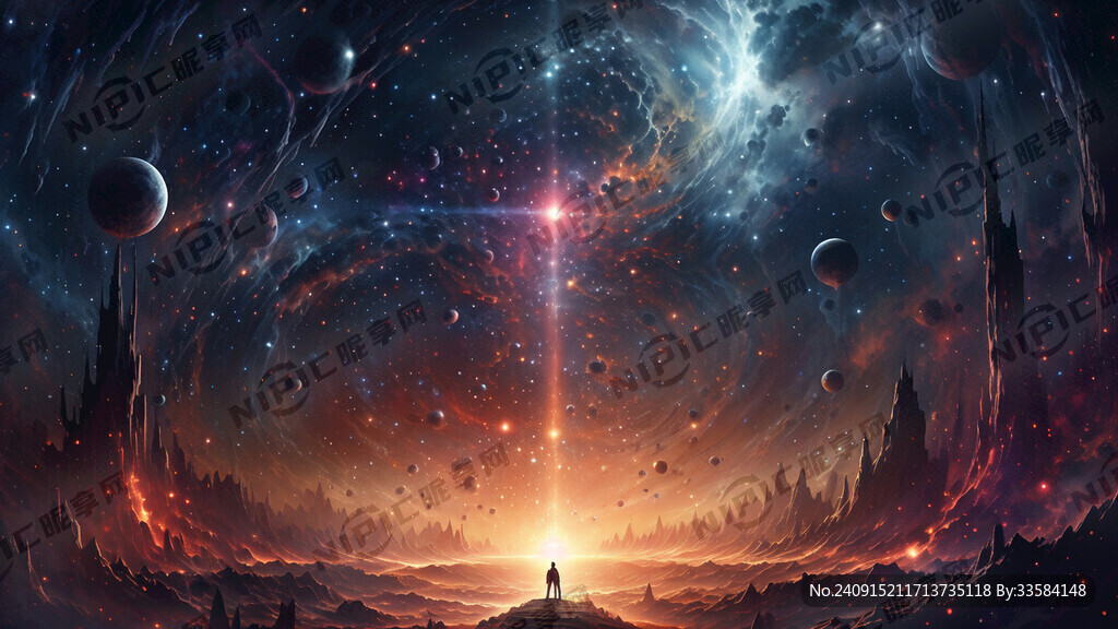 气势磅礴的宇宙星河