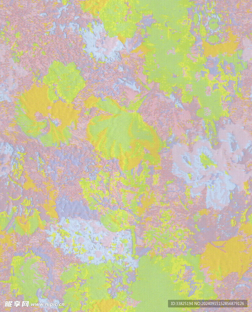 提花 绣花 扎染花