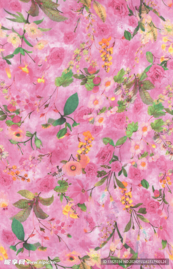 扎染花 水彩花