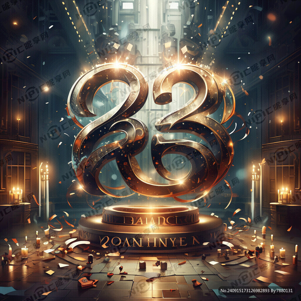 28周年庆字体
