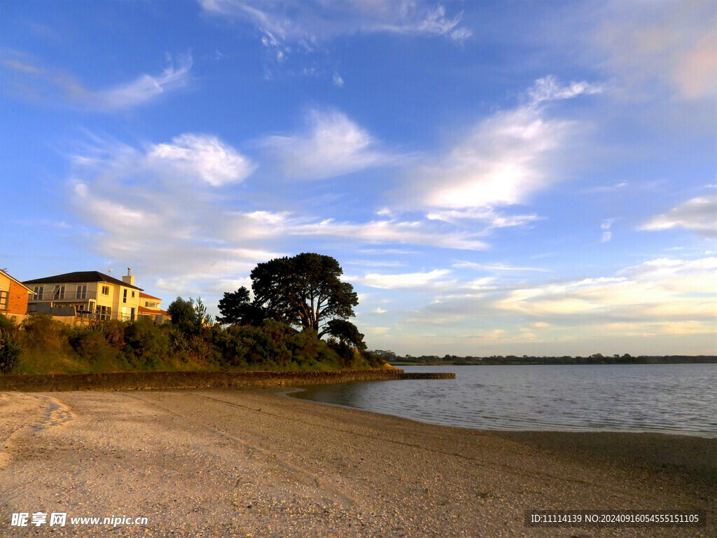 奥克兰海边小镇风景