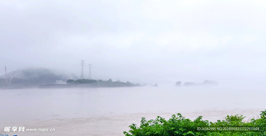 澧水彭山风光