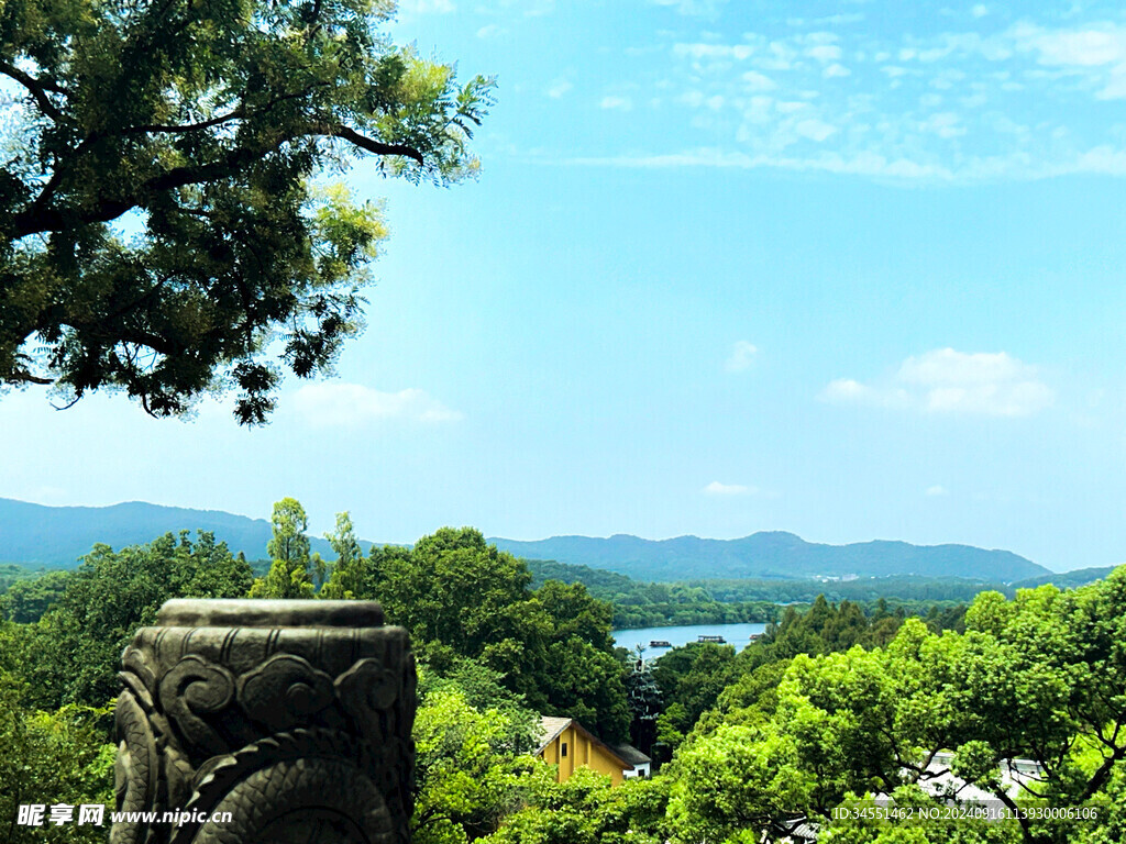 西湖净慈寺风景