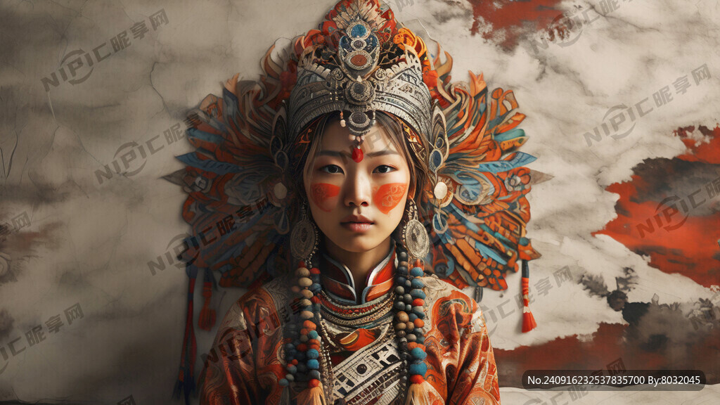 蒙古特色背景图