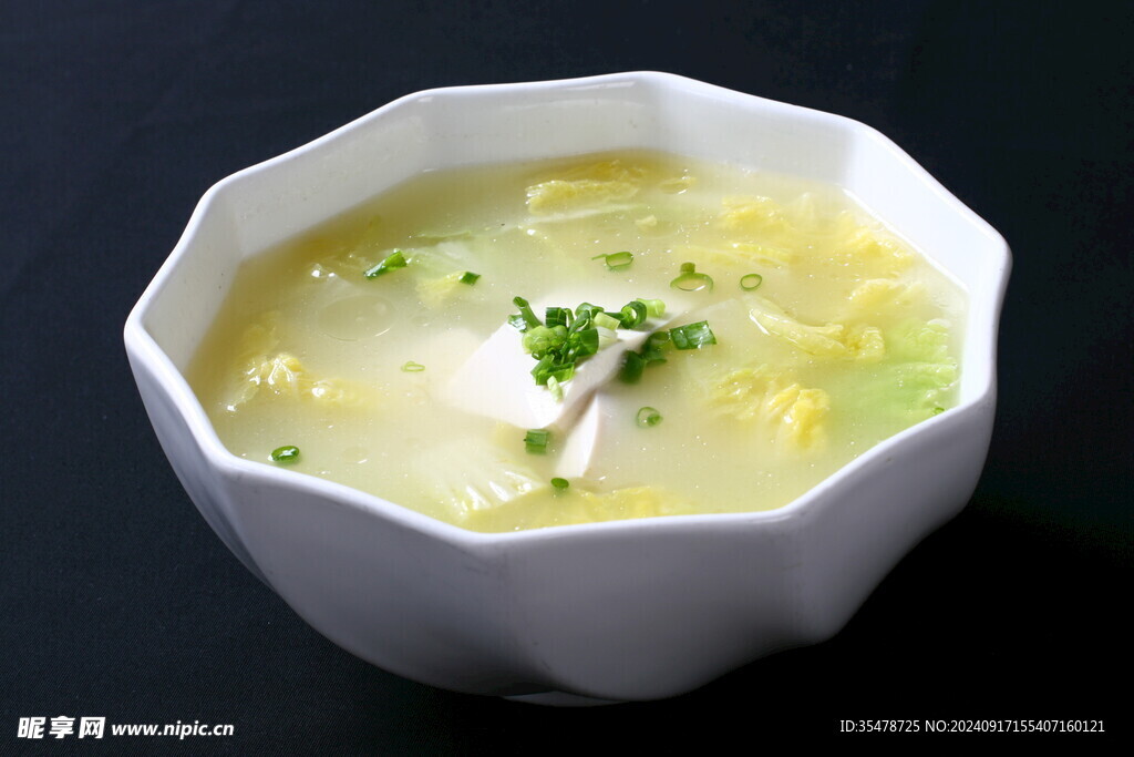 白菜豆腐汤