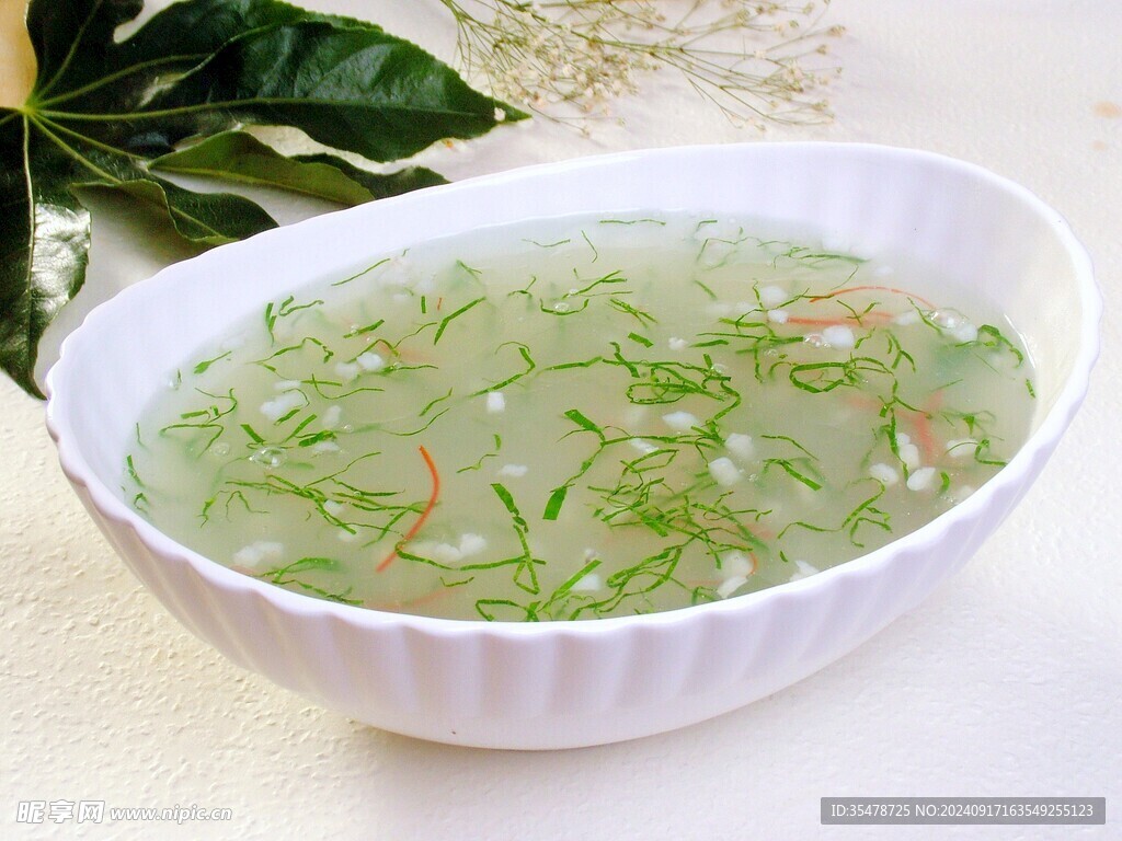 香菜海鲜羹