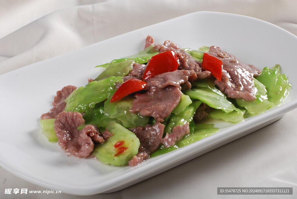 苦瓜炒牛肉