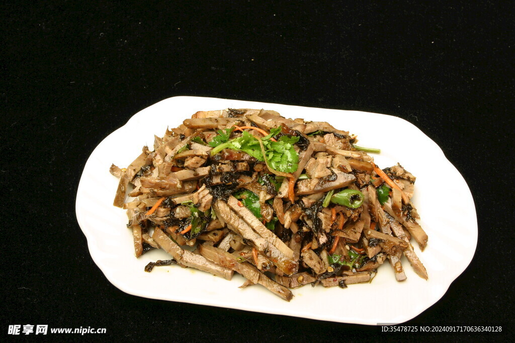 榄菜拌牛肉丝
