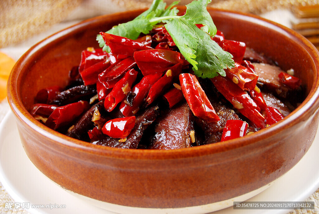 香辣蒸腊牛肉