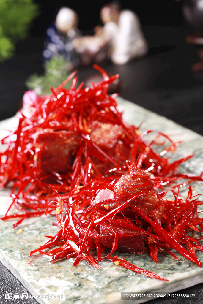 椒麻雪花牛肉