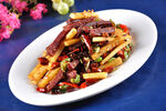 牛肉干炒土豆条