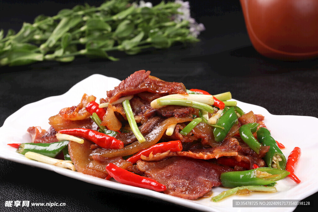 双椒牛头肉