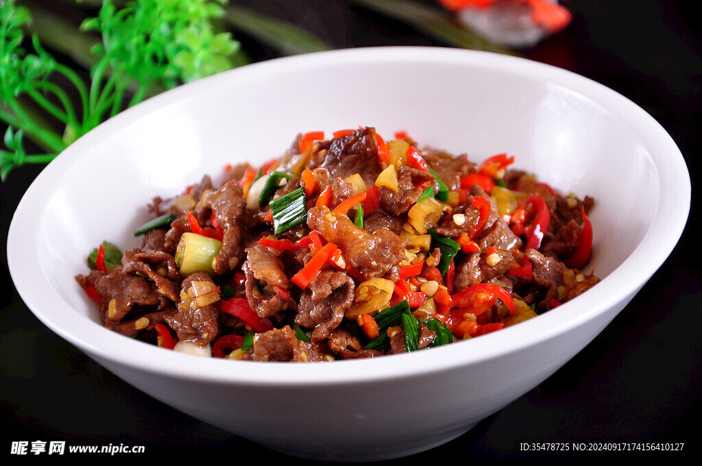 小炒黄牛肉