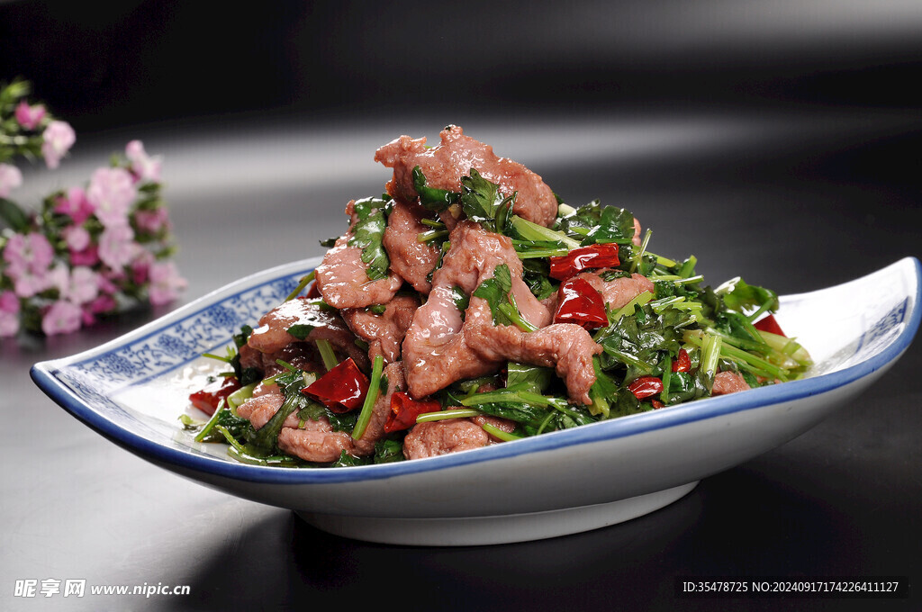 小炒黄牛肉