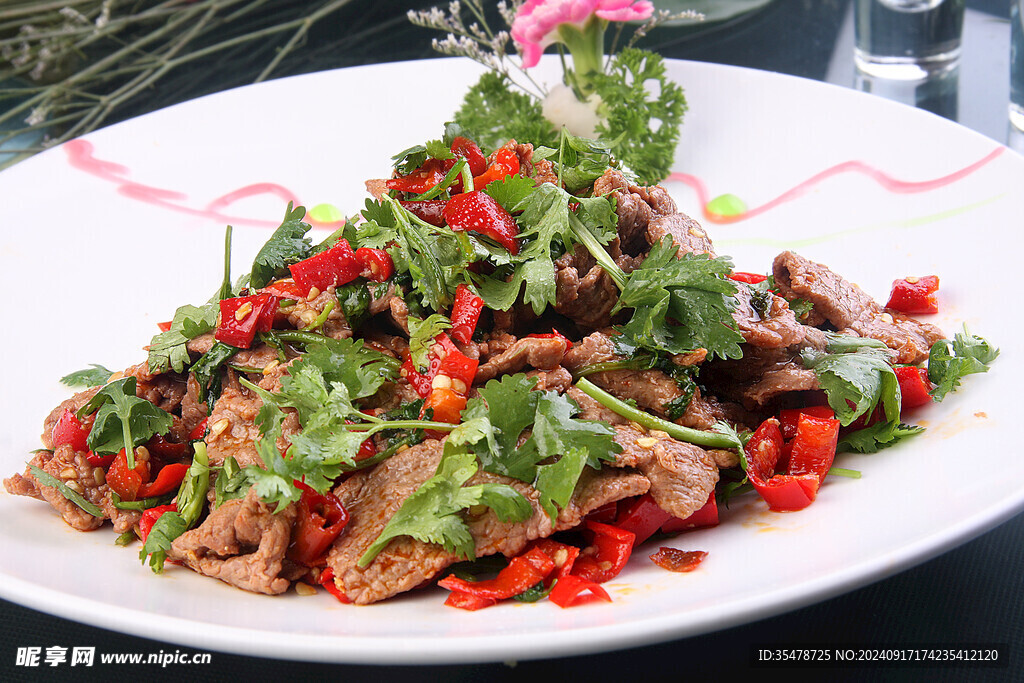 小炒黄牛肉