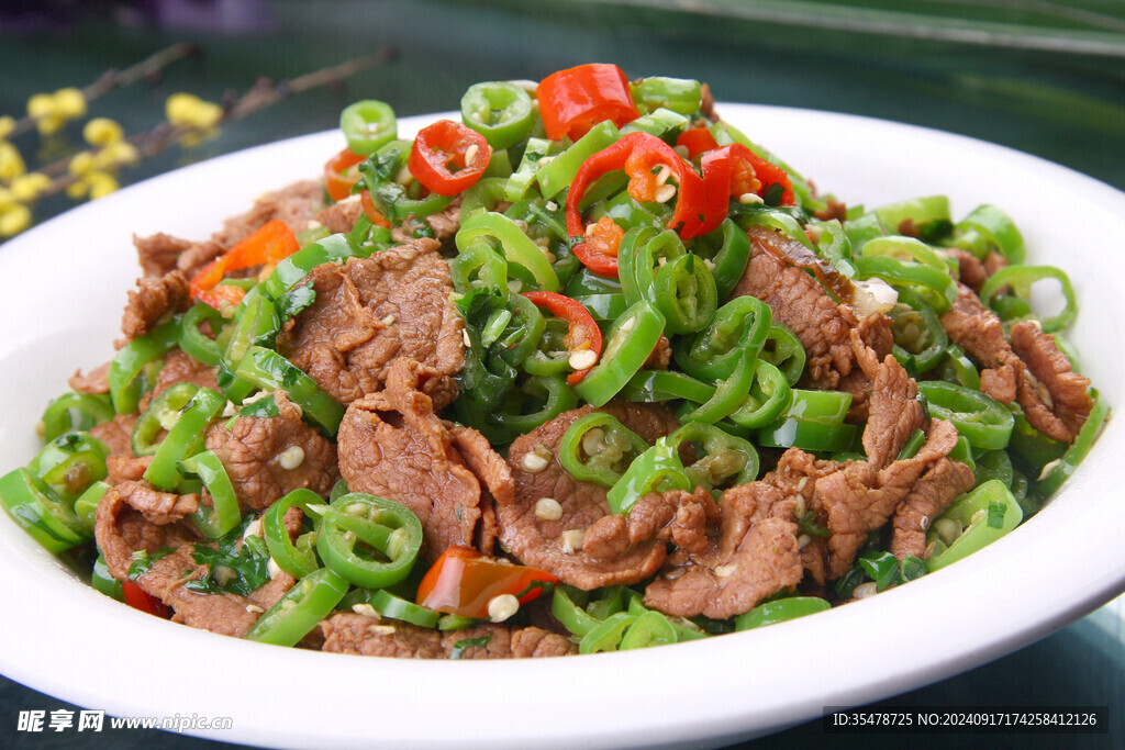 小炒黄牛肉