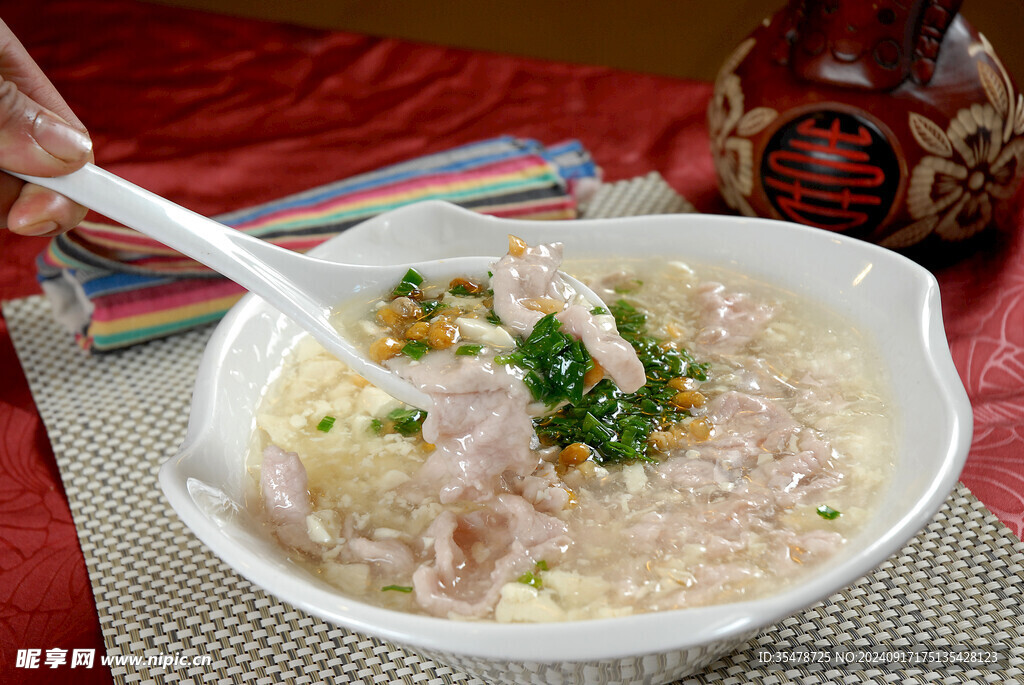 豆花肉片
