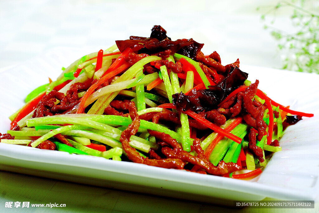 萝卜炒肉丝