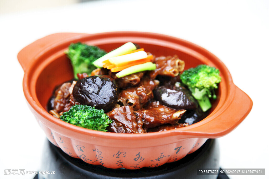 肉菇焖中翅