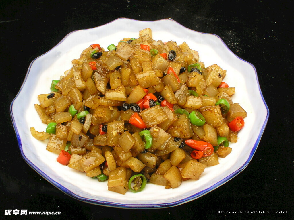 豉椒炒肉皮