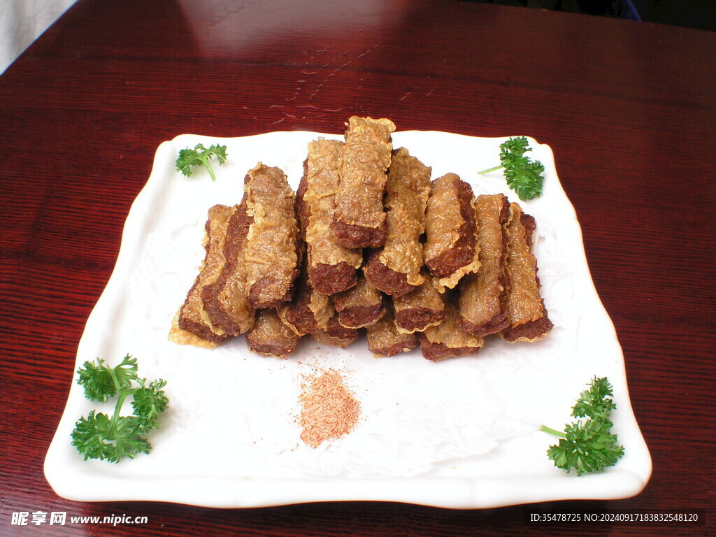 炸松肉