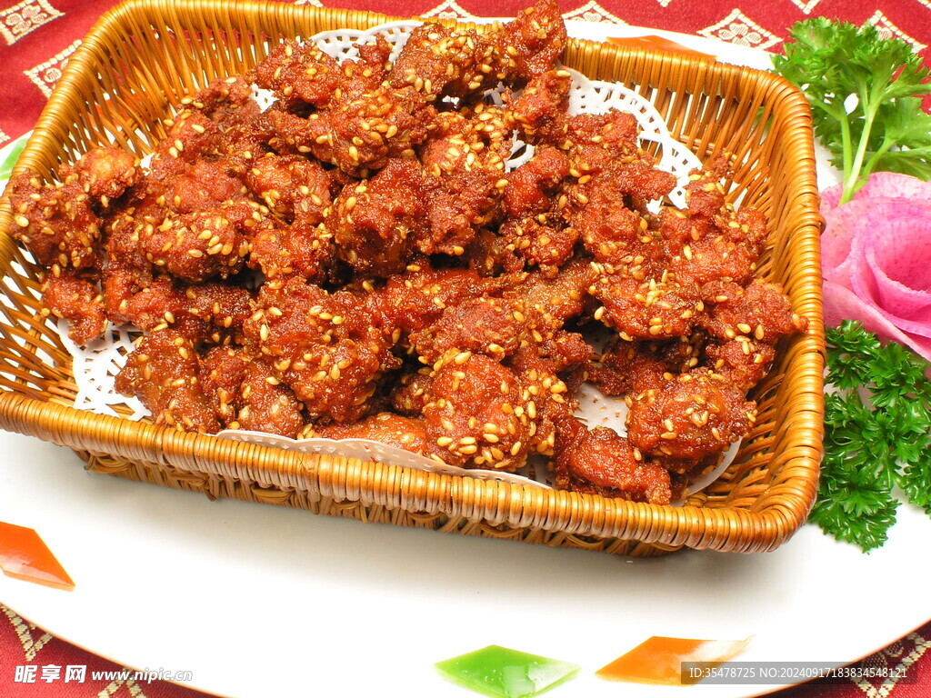芝麻羊肉