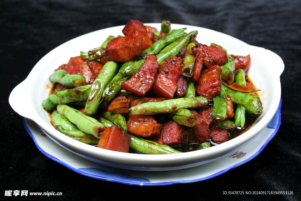 肉焖豆角