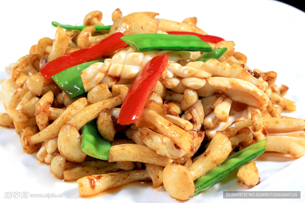 白玉菇炒鲜
