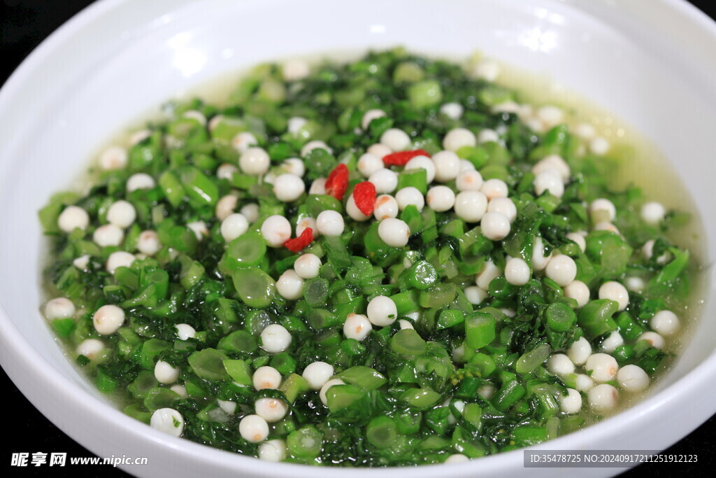 薏仁青菜钵