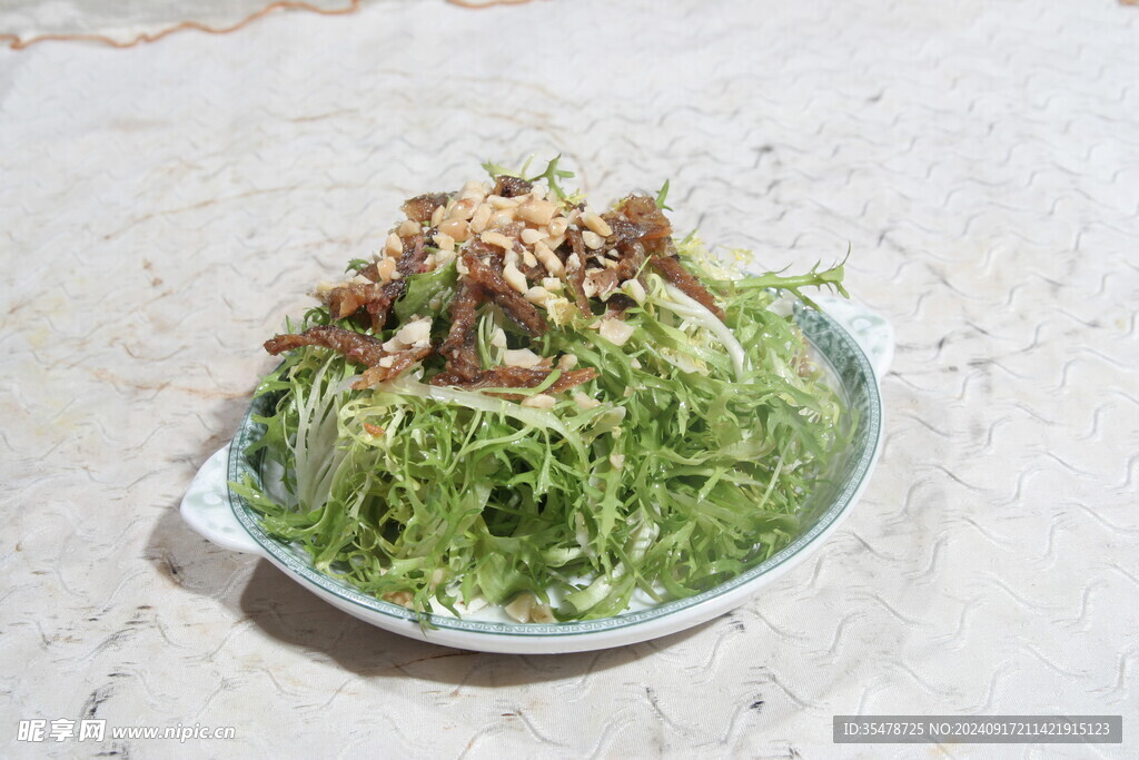 鲮鱼拌苦菊