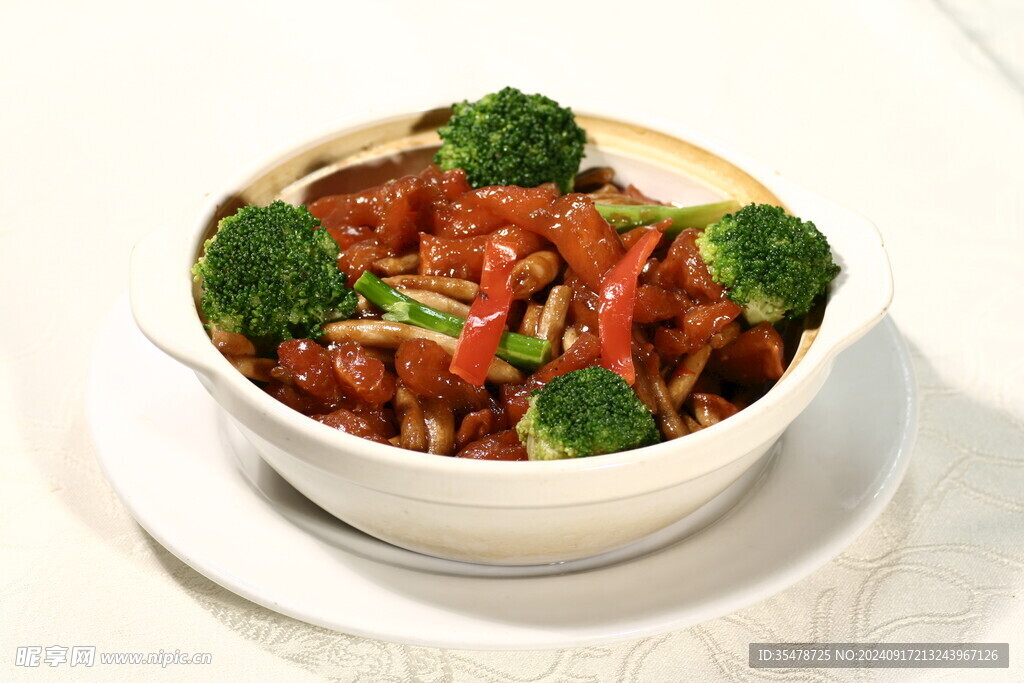 蒜仔茶树菇文鹿筋