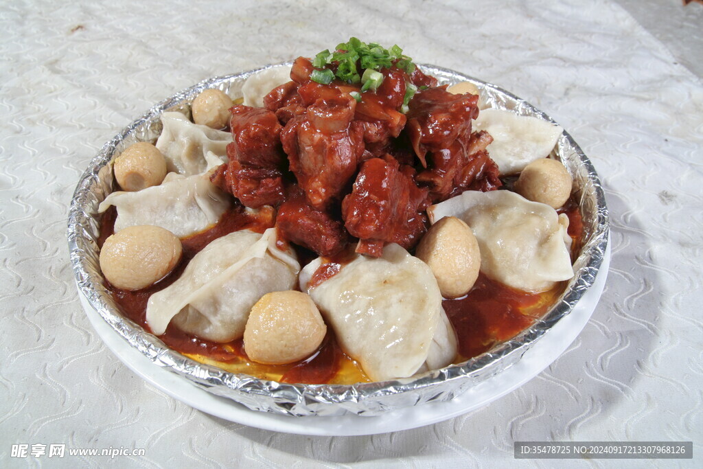 锅饺排骨