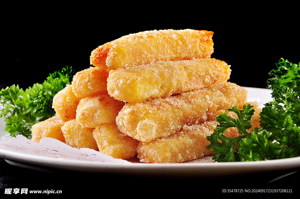  乳香酥炸菠萝